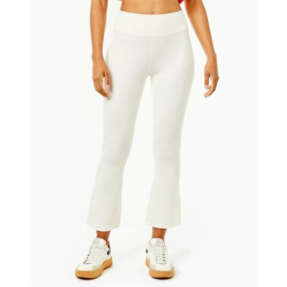 NWT Addison Bay Ponte University Flare Pant In Cream Size XXS MSRP $108 - Picture 1 of 8